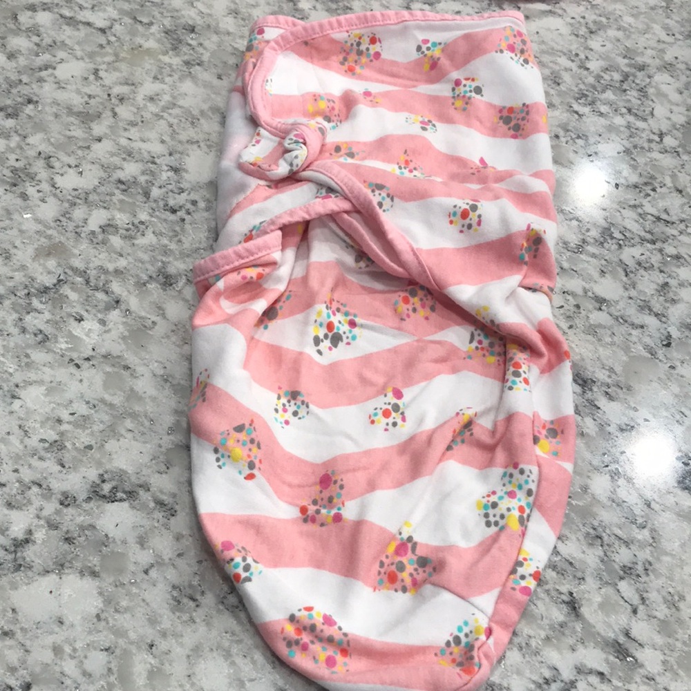 Pink swaddle